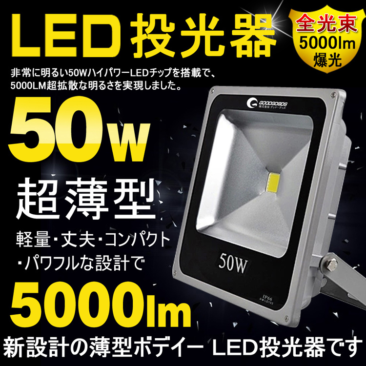 日本未発売】 新LEDライト50W