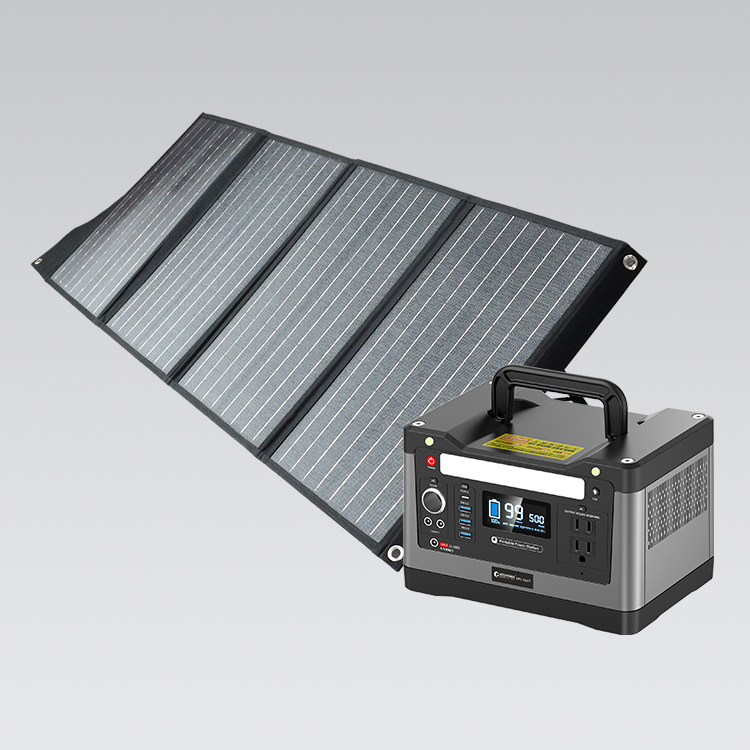 折り畳み式携帯型ソーラーパネル 太陽光発電 単結晶 TYH-120WA | LED 
