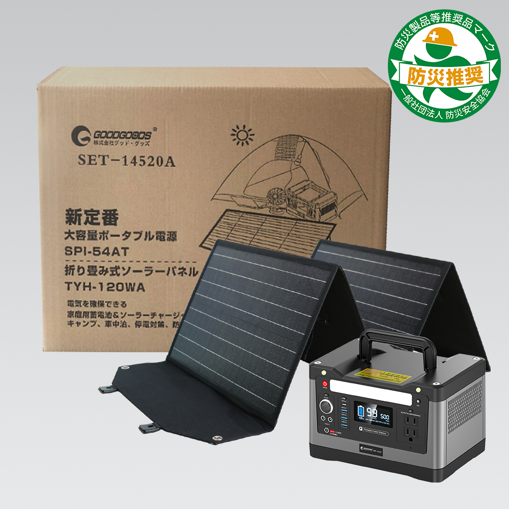 折り畳み式携帯型ソーラーパネル 太陽光発電 単結晶 TYH-120WA | LED